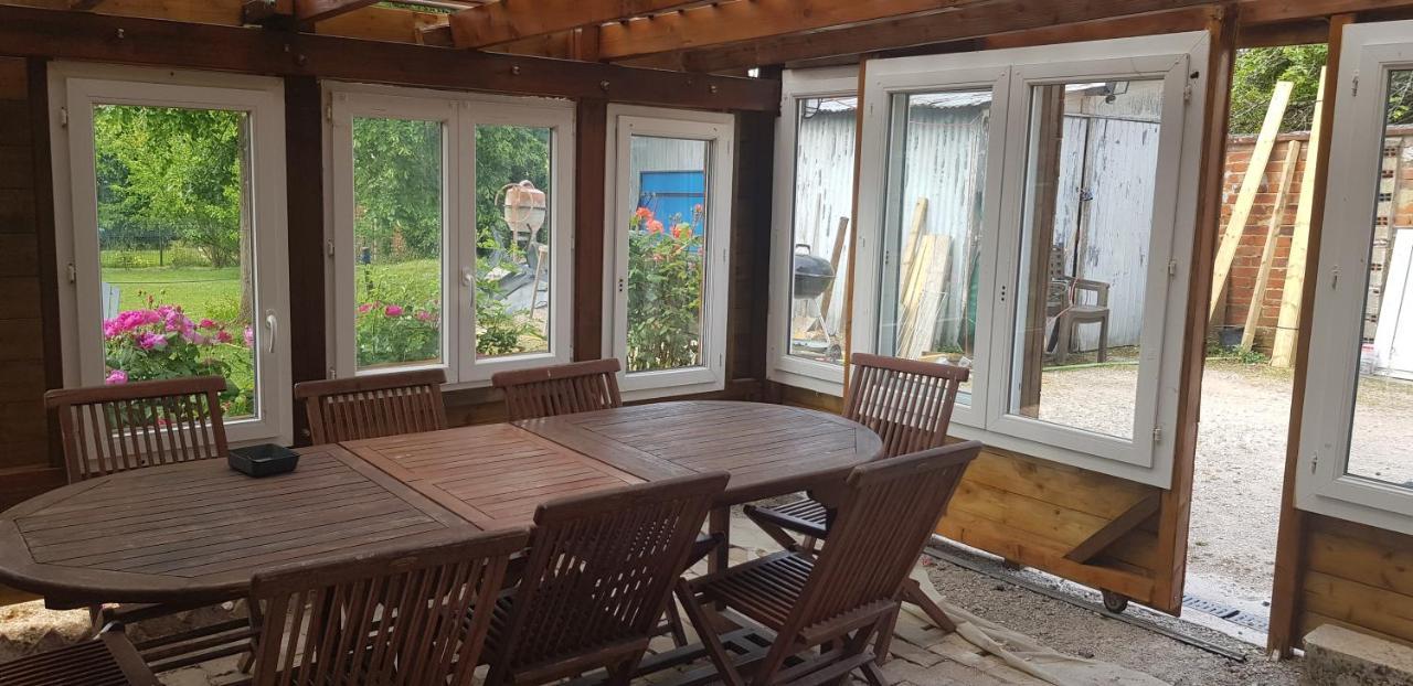 T4 Climatise A 20 Mn De Disney Et 50 De Paris Dans Jolie Maison Briarde Mortcerf Exteriér fotografie